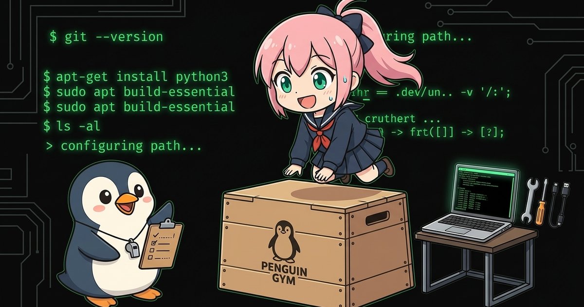 Linux 開発環境構築ガイド（dev environment setup）- 最初に入れる道具一式 | Penguin Gym Linux