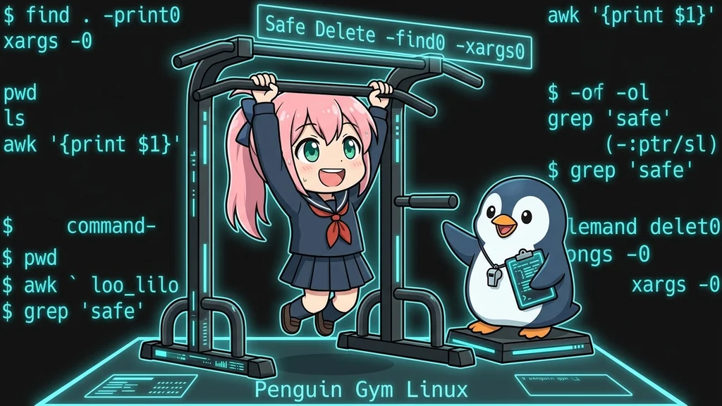 find の安全な使い方：削除で事故らない（-print0 / xargs -0）