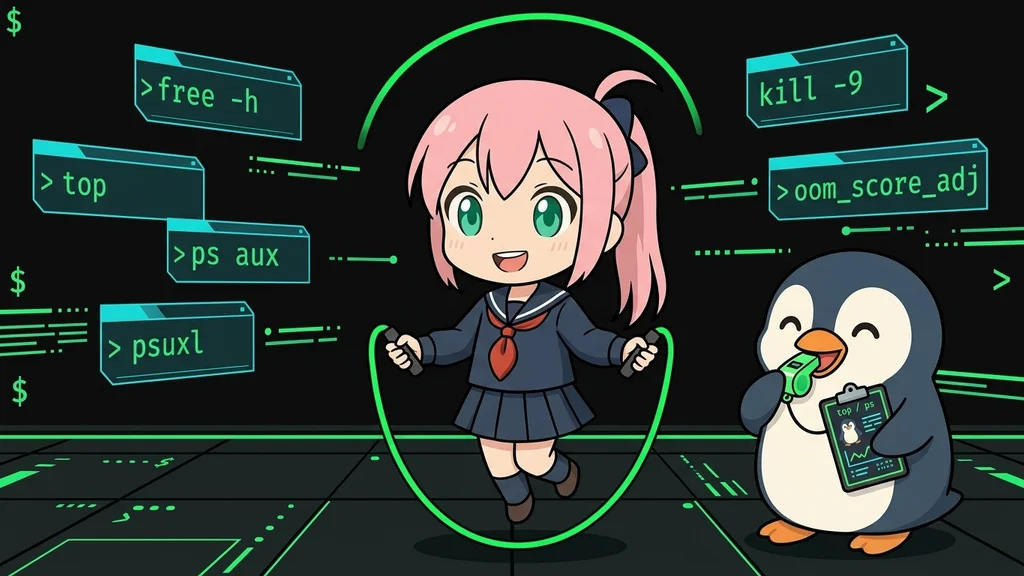 Ubuntu Memory Troubleshooting - free, top, ps, and OOM Killer Guide