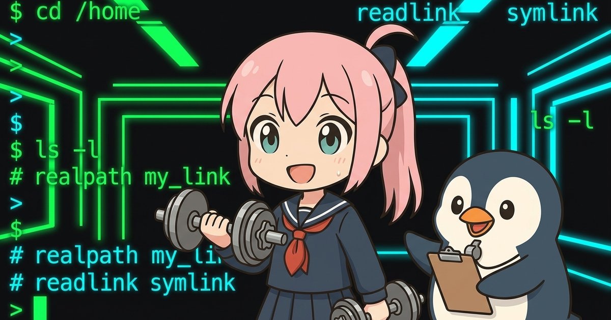 realpath / readlink 入門 - 絶対パスとシンボリックリンクを解決する | Penguin Gym Linux