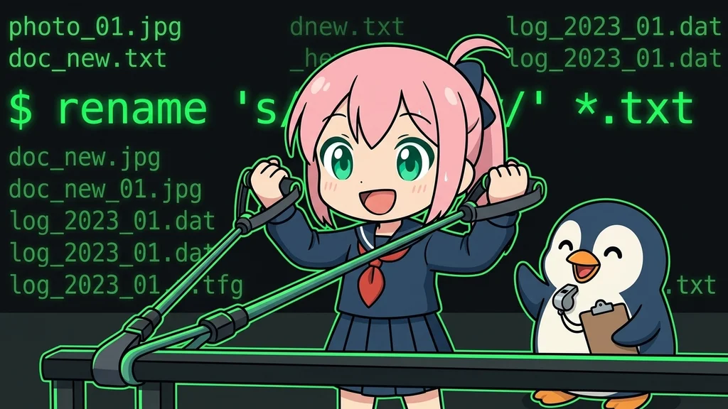 Comando rename: Renomeando Arquivos em Massa