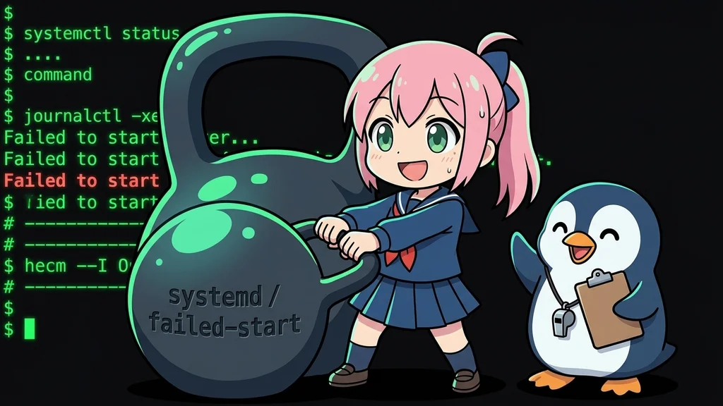 Depurando servicos systemd que falham com "Failed to start"