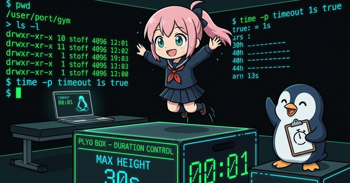 timeout コマンド入門 - 実行時間を制限してハングを防ぐ | Penguin Gym Linux